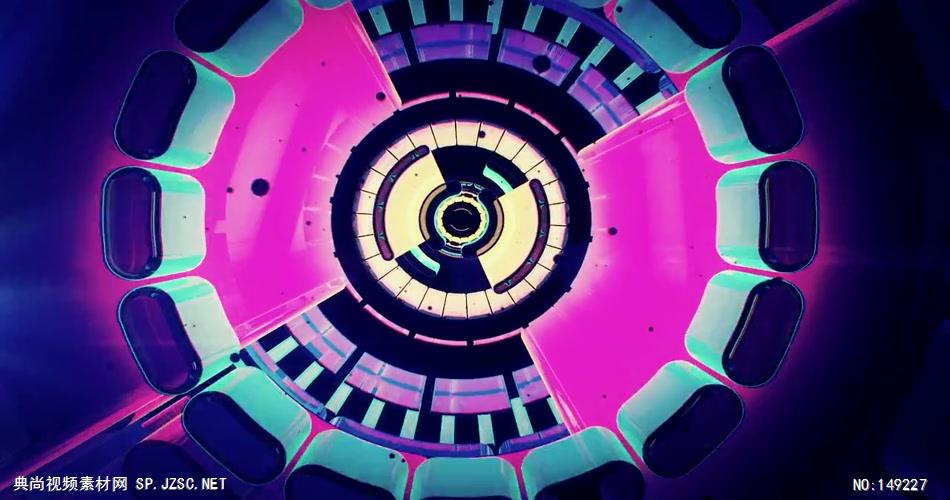 YM0797超炫3D隧道穿越动感节奏(有音乐)