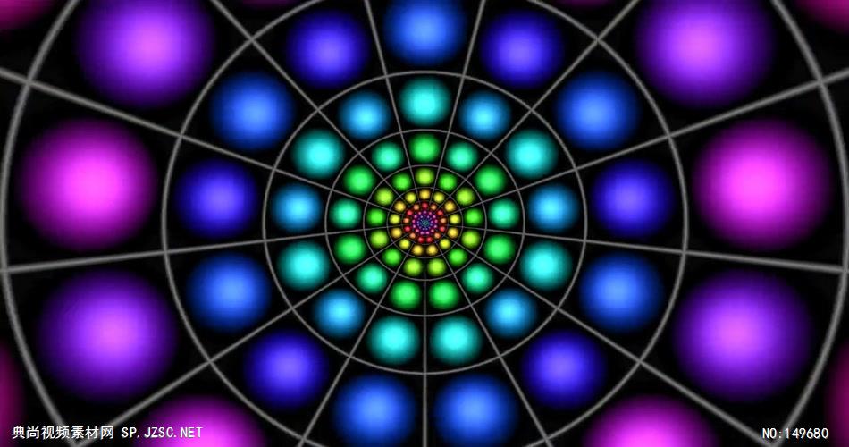 A274-粒子万花筒 视频背景
