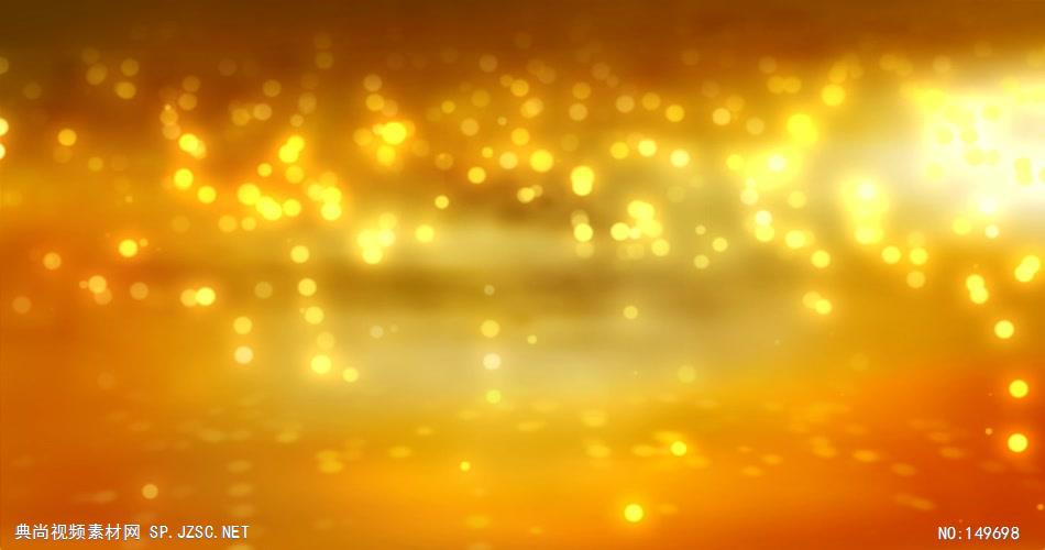 YM1942金色庆典 金色炫酷粒子 视频