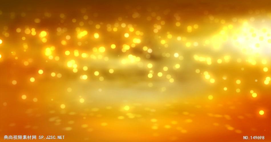 YM1942金色庆典 金色炫酷粒子 视频