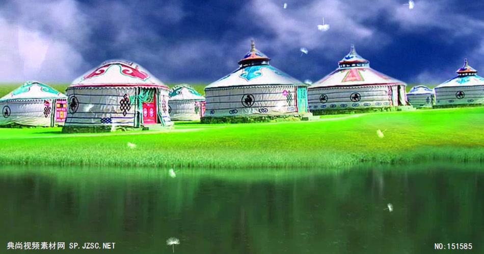 YM1765蒙古草原 草原山川歌舞 配乐 歌舞