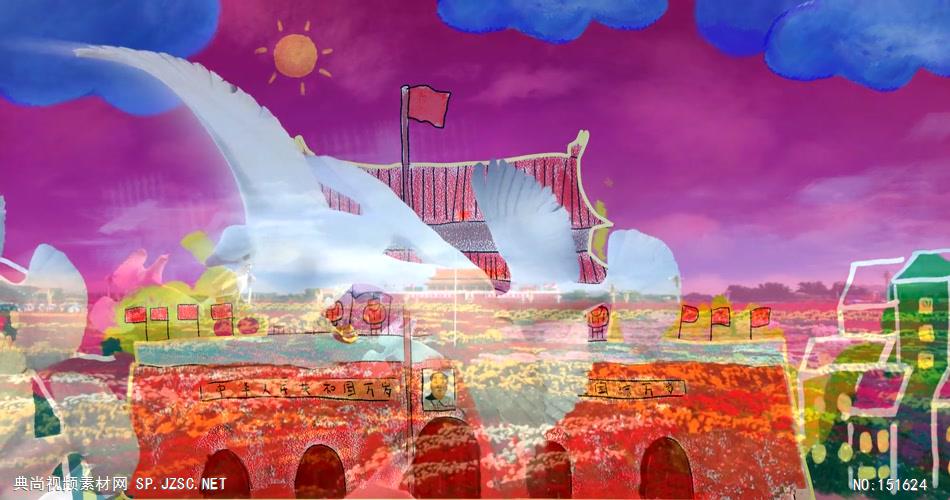 M2919 歌唱祖国系列 配乐 歌舞