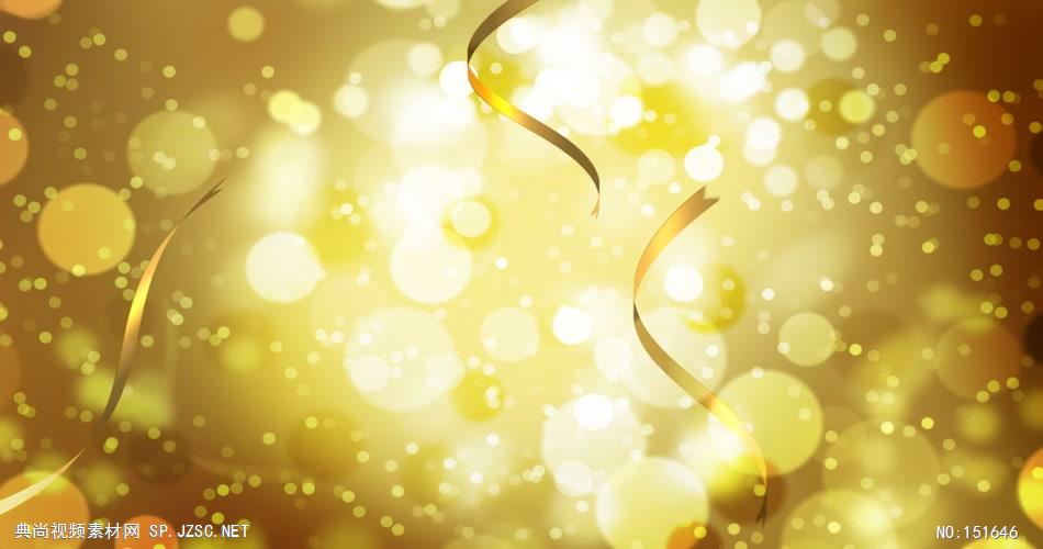 YM4822金色粒子彩带 金色炫酷粒子 视频