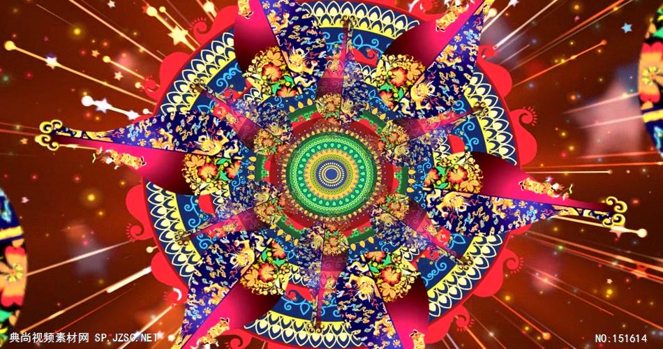 YM4230民族琵琶 -民族歌舞图腾 配乐 歌舞