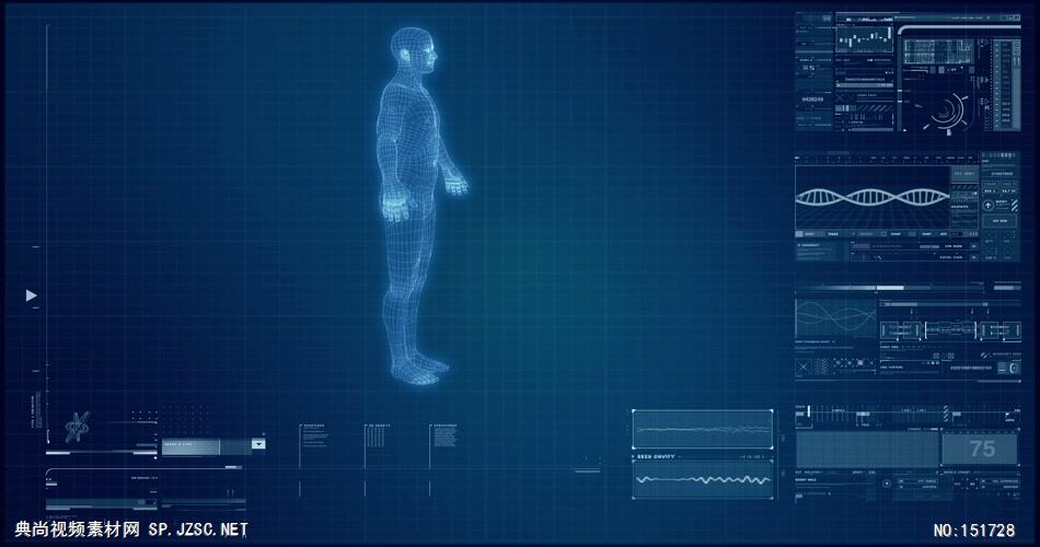 数字+科技+信息+(4)科技背景科技动态背景 动态背景 虚拟背景视频