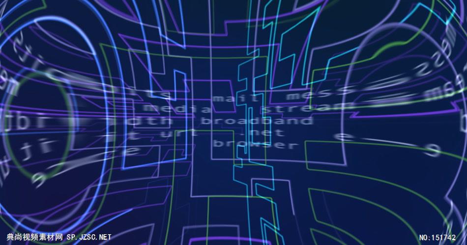 互连网时代（高清）DW108H科技背景 科技视频 动态背景 虚拟背景视频