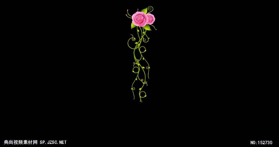 花花藤素材018TrellisBloomsQT动态背景视频背景 视频动态背景 虚拟背景视频