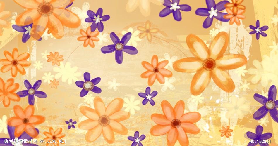 花瓣墙066HDBackground1动态背景视频背景 视频动态背景 虚拟背景视频