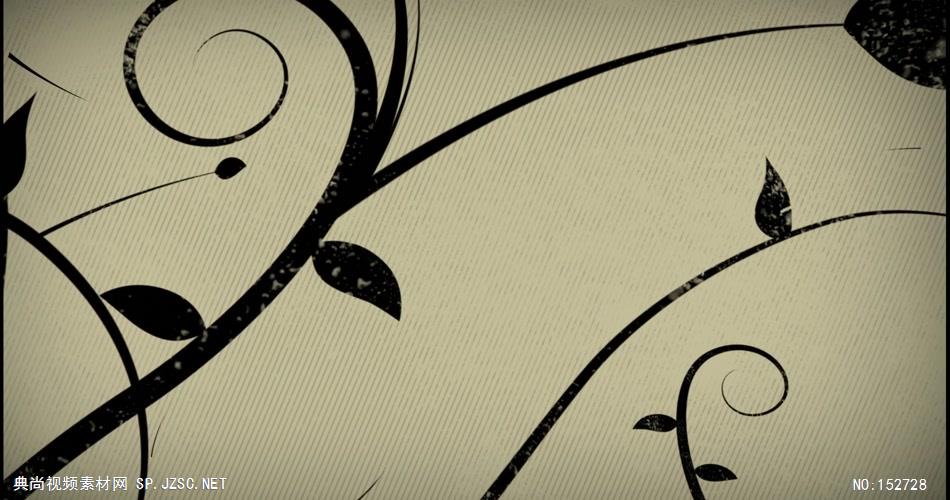 花藤黑 轻柔效果类视频背景 视频动态背景 虚拟背景视频