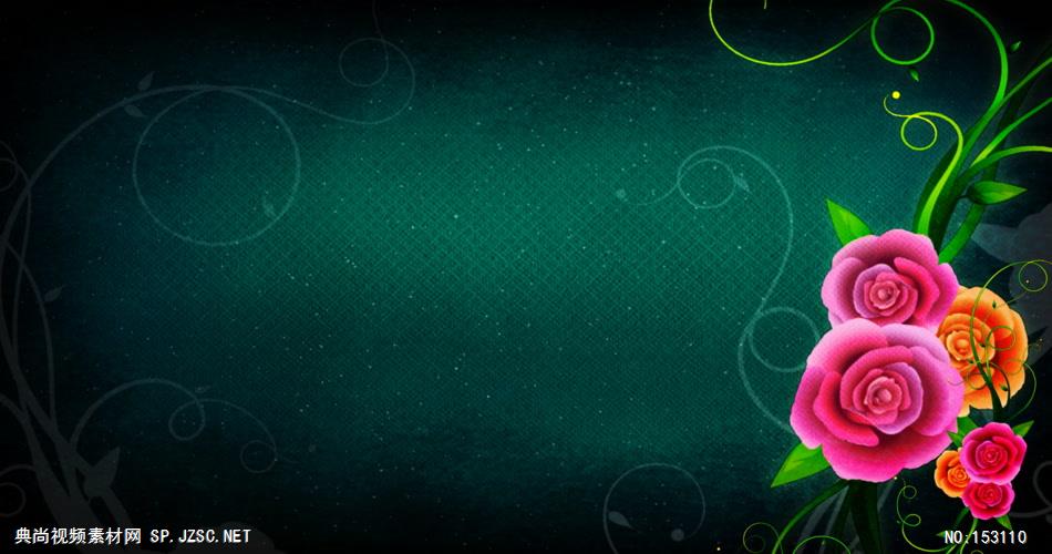 黄昏漫步 Twilight Walk动态花瓣背景视频 视频动态背景 虚拟背景视频