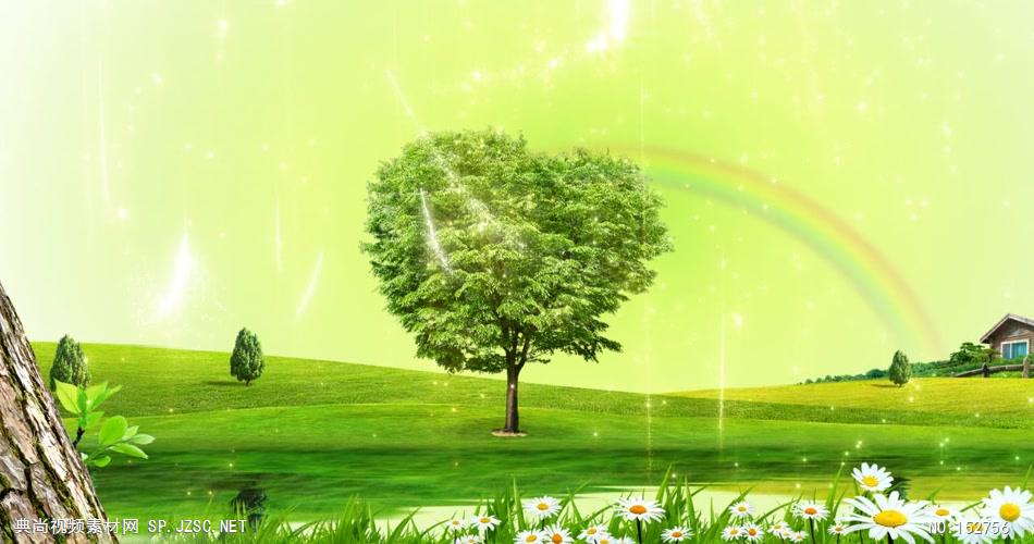 A099-梦想树 视频动态背景 虚拟背景视频