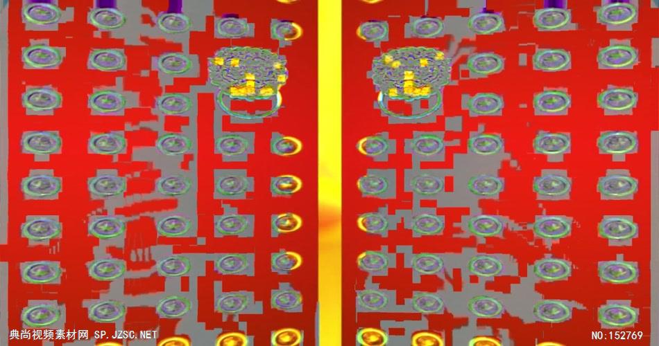 A079-最新寿宴寿庆喜庆背景+开门红 视频动态背景 虚拟背景视频