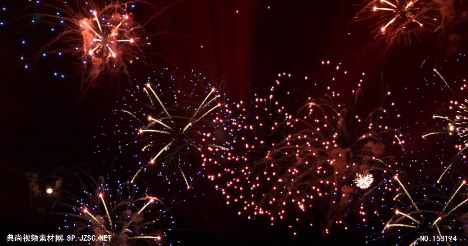 炫丽烟花 绚丽烟火 (18) 视频动态背景 虚拟背景视频