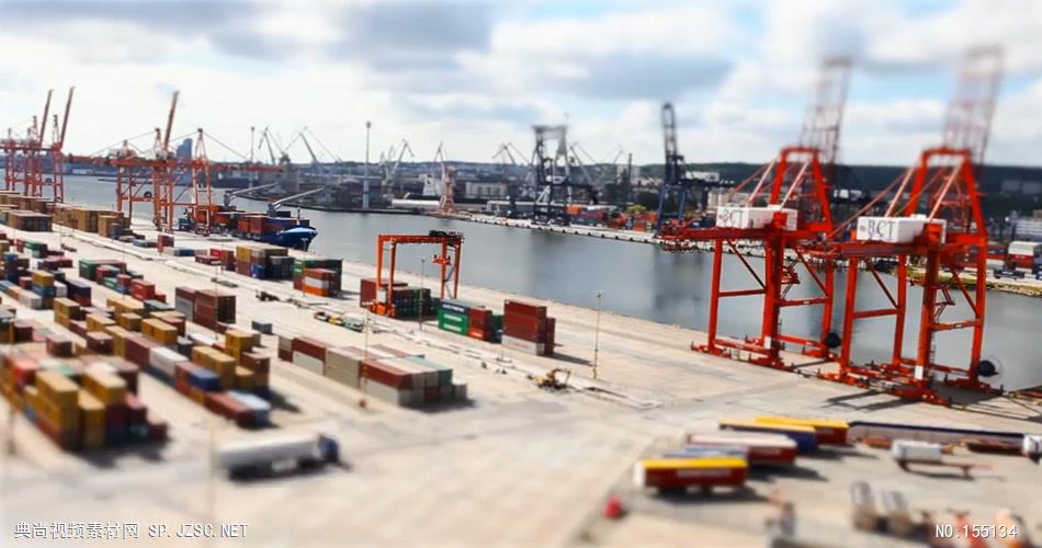 物流运输套物流27 快递 集装箱 码头 船