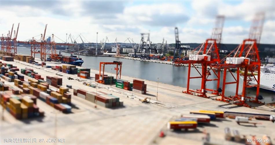 物流运输套物流27 快递 集装箱 码头 船