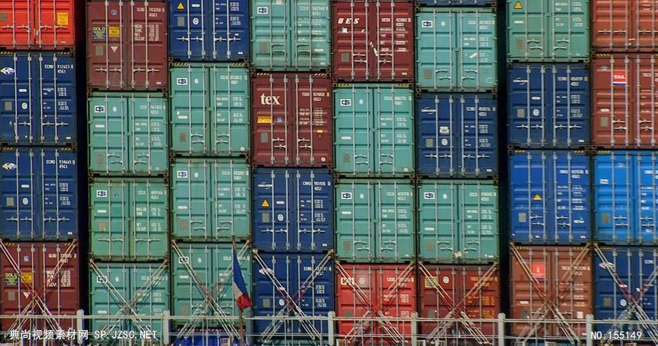 物流运输套物流03 快递 集装箱 码头 船