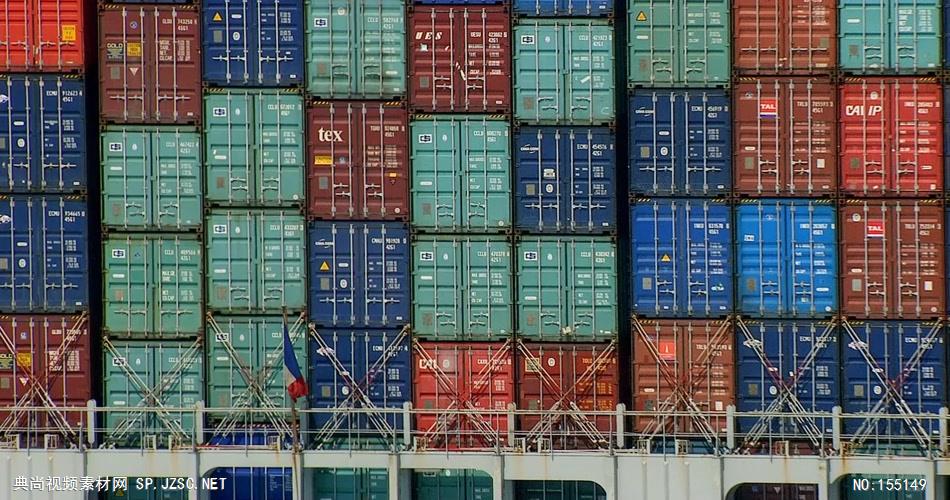 物流运输套物流03 快递 集装箱 码头 船