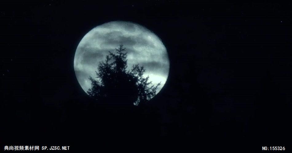 月亮 (5) 实拍月亮视频素材 视频动态背景 虚拟背景视频