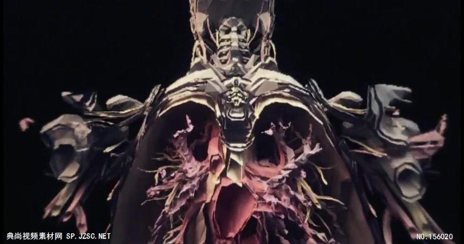 动感炫酷 人体扫描炫酷视频背景 酒吧视频