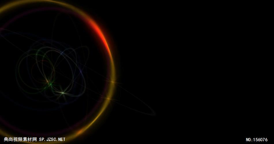 动感炫酷 五彩光圈炫酷视频背景 酒吧视频
