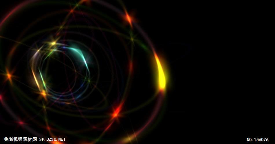 动感炫酷 五彩光圈炫酷视频背景 酒吧视频