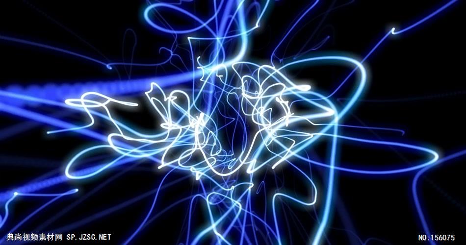 动感炫酷 绚丽线条炫酷视频背景 酒吧视频