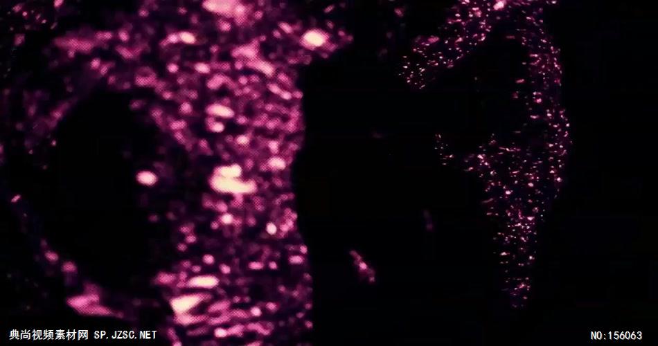 动感炫酷 荧光身体闪动炫酷视频背景 酒吧视频
