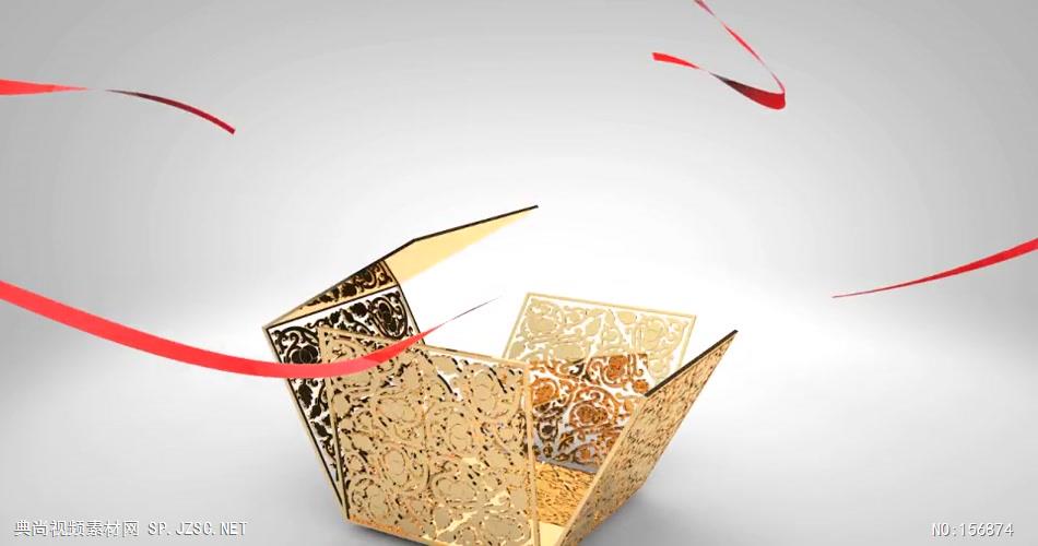 AE：彩盒打开标志动画 ae特效素材下载16 logo标志ae动画模版 标志动画