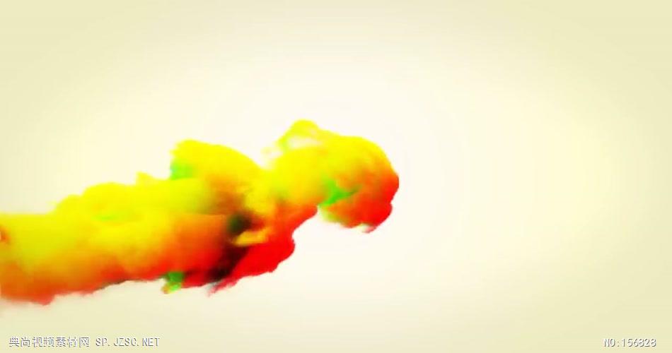 AE：多彩烟雾标志 ae素材下载17 logo标志ae动画模版 标志动画