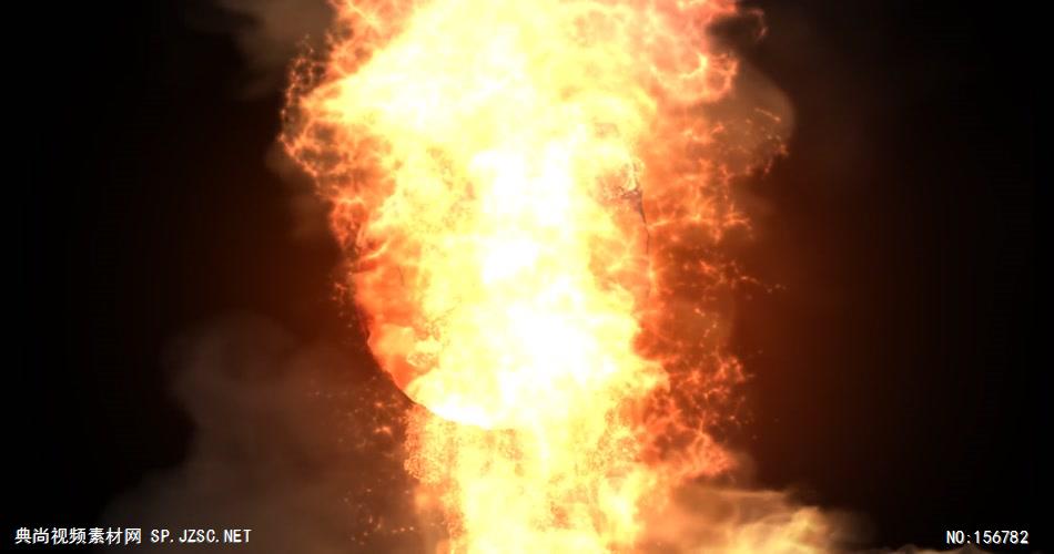 AE： 火焰动画标志 AE模板资源站17 logo标志ae动画模版 标志动画