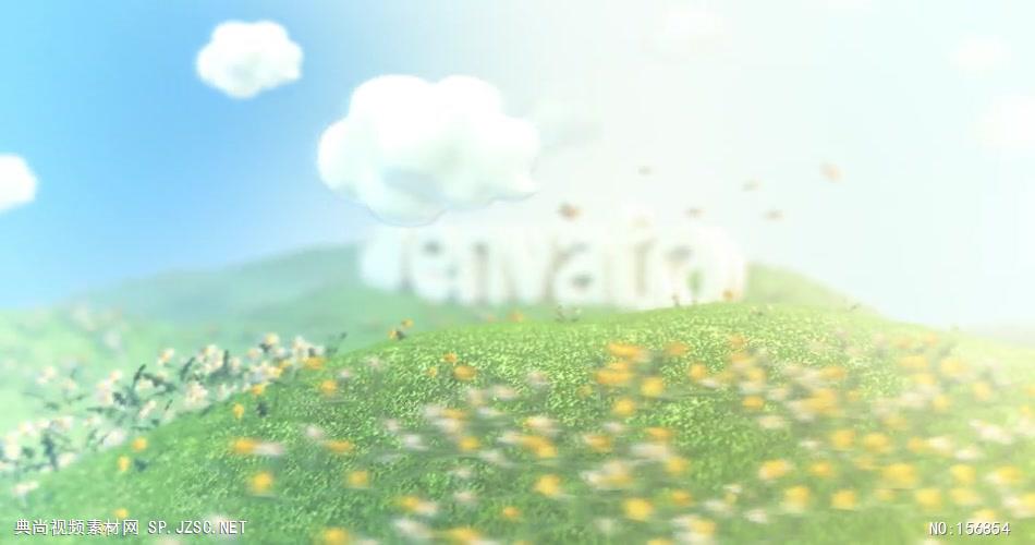 AE：春天来了标志展示 ae特效素材下载16 logo标志ae动画模版 标志动画