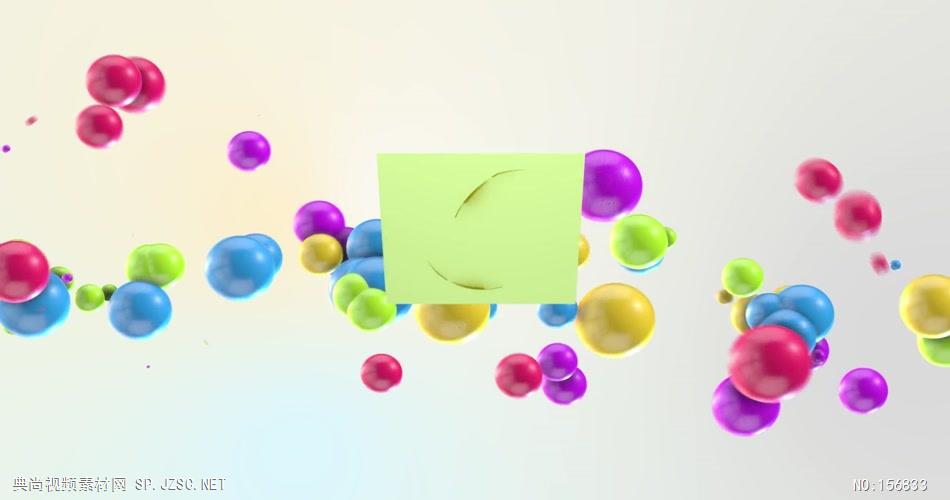 AE：多彩三维球动画标志 AE模板资源站17 logo标志ae动画模版 标志动画