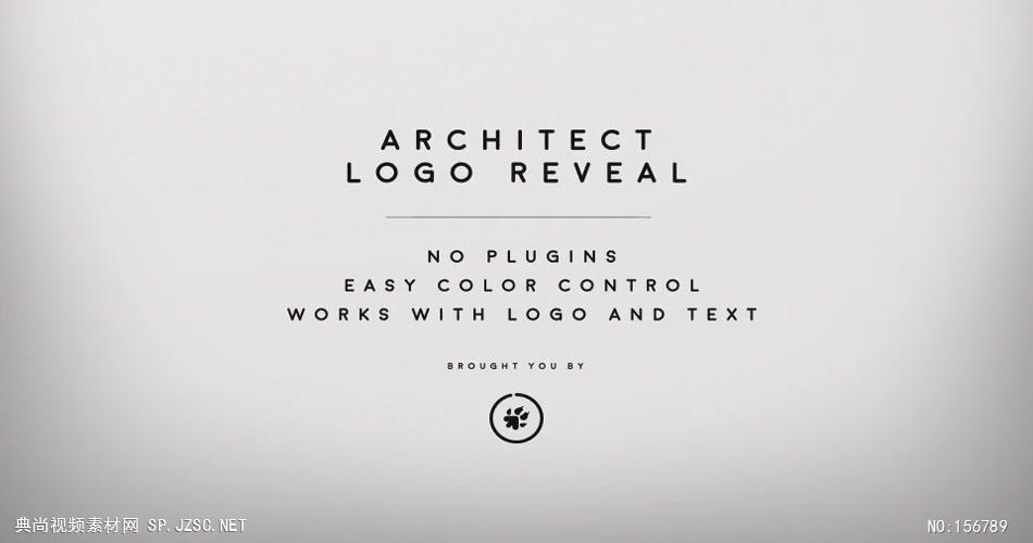 AE： 建筑草构标志动画 ae素材下载17 logo标志ae动画模版 标志动画