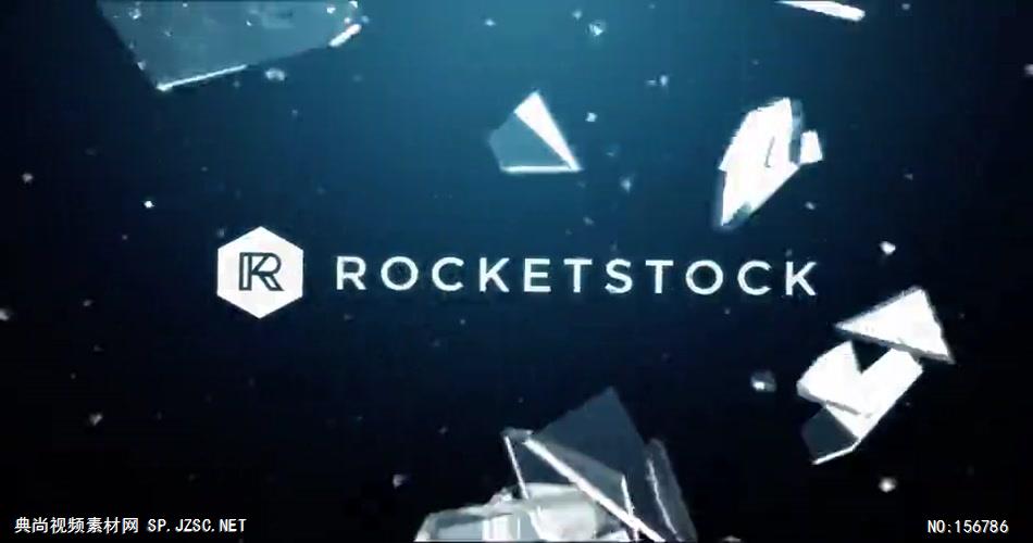 AE：3D玻璃碎片标志 ae特效素材下载16 logo标志ae动画模版 标志动画