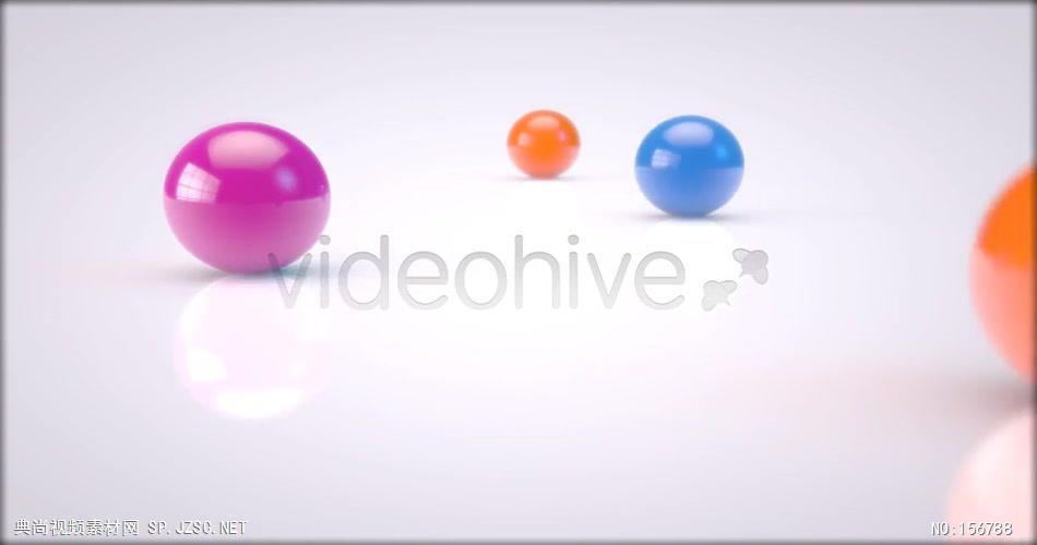 AE： 梦想彩球动画标志 ae素材下载17 logo标志ae动画模版 标志动画