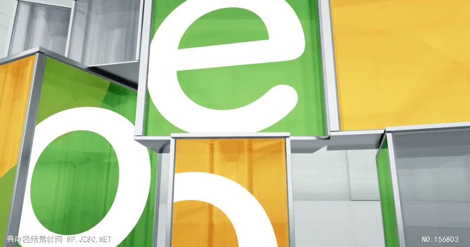 AE：玻璃方块标志展示 ae视频素材 15 logo标志ae动画模版 标志动画