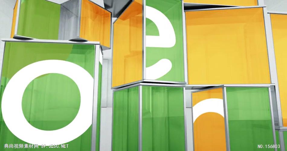 AE：玻璃方块标志展示 ae视频素材 15 logo标志ae动画模版 标志动画