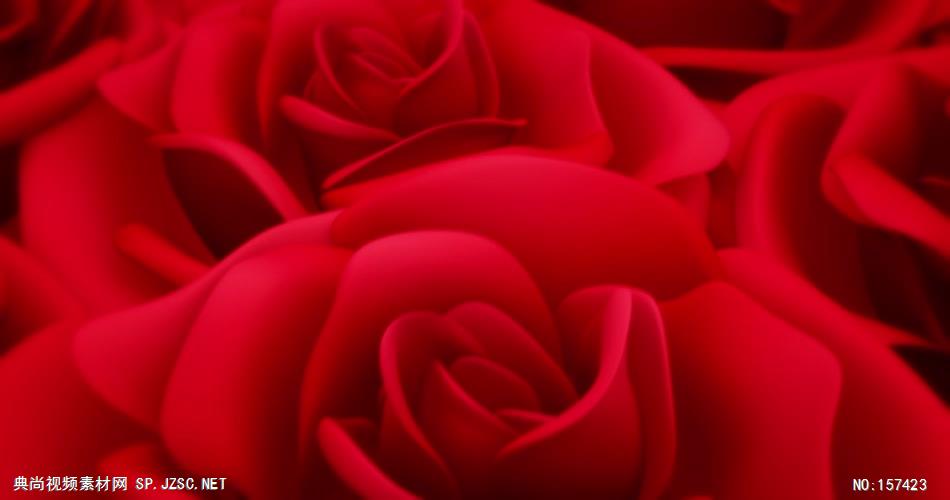 -红玫瑰浪漫款红玫瑰浪漫心型唯美婚礼背景1 婚礼系列大全 婚庆