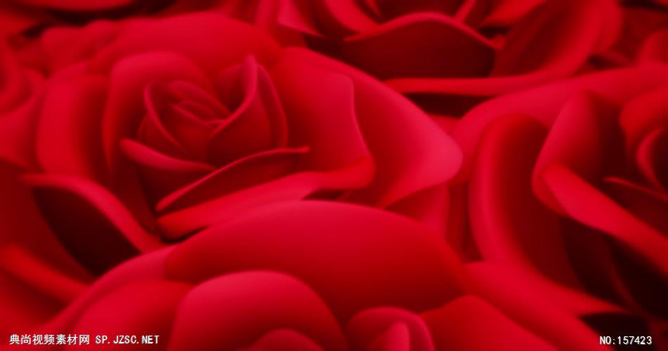 -红玫瑰浪漫款红玫瑰浪漫心型唯美婚礼背景1 婚礼系列大全 婚庆