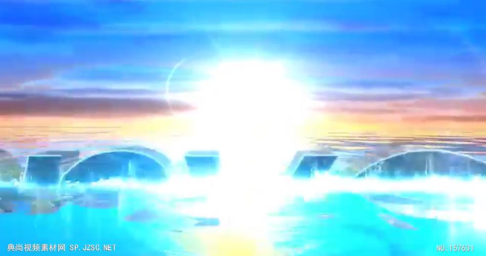 AE：海水面浮出标志片头 ae特效素材下载16 ae片头ae模板 片头视频素材 视频片头 片头素材