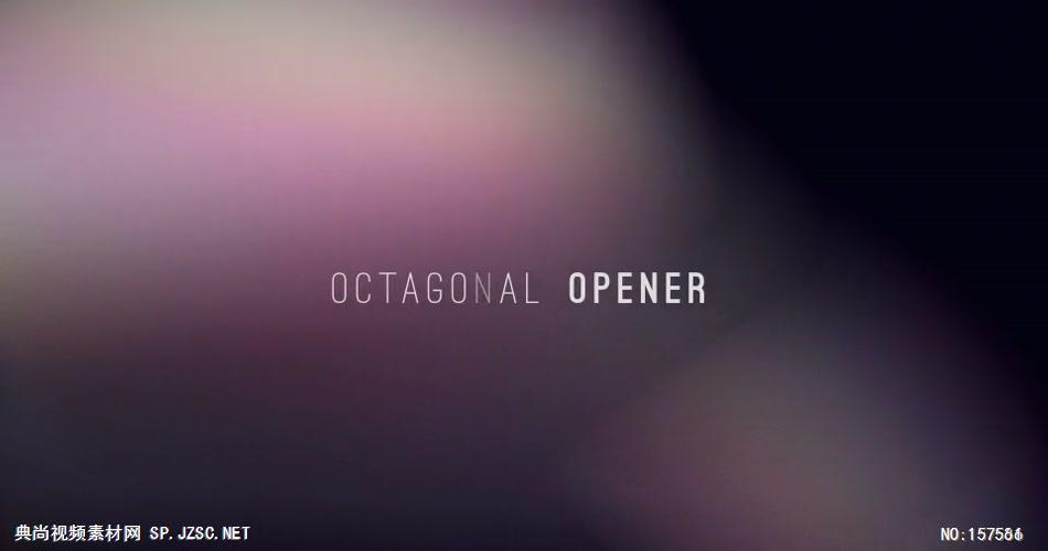 AE：八角形透明相框片头 AE模板素材下载15 ae片头ae模板 片头视频素材 视频片头 片头素材
