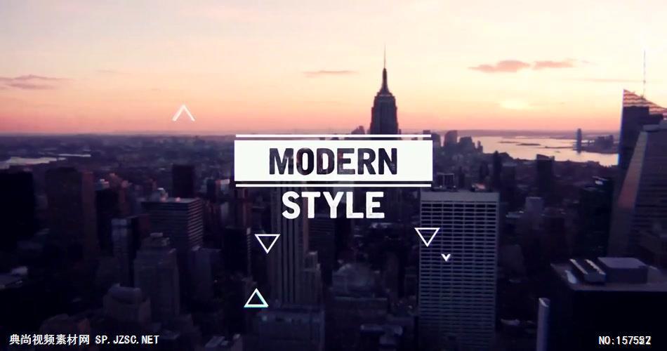 AE：城市闪动片头 AE资源15 ae片头ae模板 片头视频素材 视频片头 片头素材