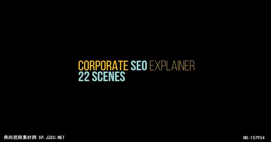 AE：企业SEO阐述图表模板 AE资源15