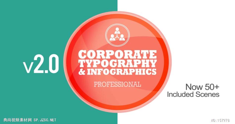 AE：商务合作企业信息图动画元素包 AE模板文件16