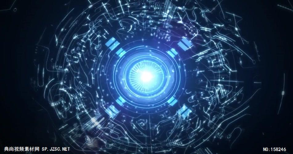 AE：科技眼标志 AE资源15 技术 未来 时尚 互联网信息技术 创新 高科技视频ae