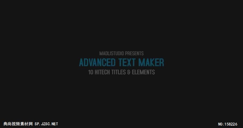 AE：科技感文字标题模板 AE资源15 技术 未来 时尚 互联网信息技术 创新 高科技视频ae