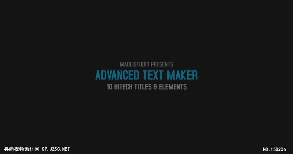 AE：科技感文字标题模板 AE资源15 技术 未来 时尚 互联网信息技术 创新 高科技视频ae