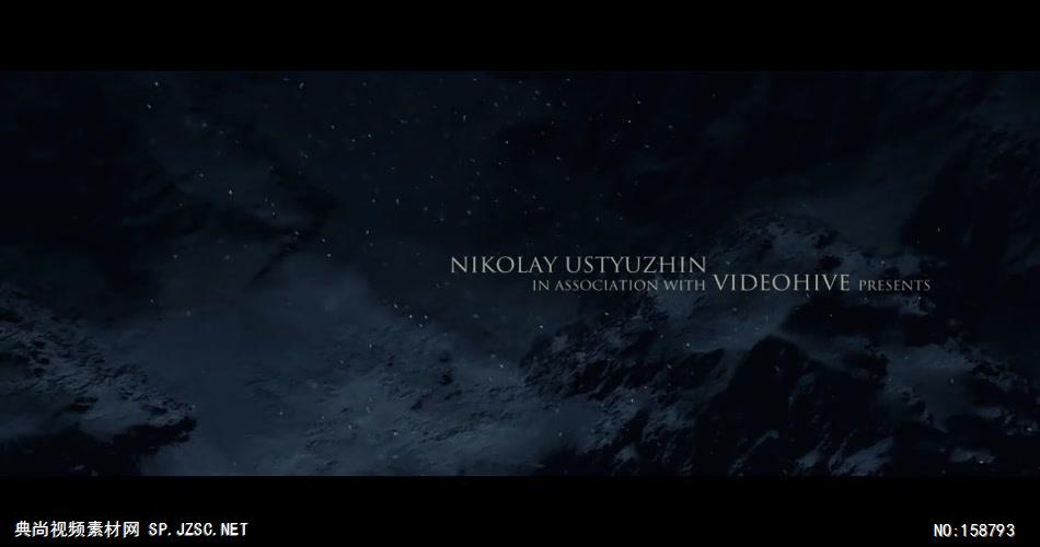 AE：震撼电影预告模板 AE模板 AE视频素材文件14 电影素材 史诗 大气