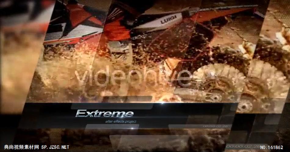 AE：9摩托运动片头 AE模板素材 ae素材下载18 开场片头