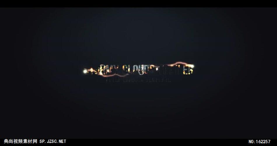 AE：6暴风云层文字展示预告片AE素材模板18 文字字幕ae特效 AE模板免费下载